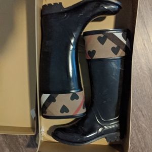 Black Burberry Boots
